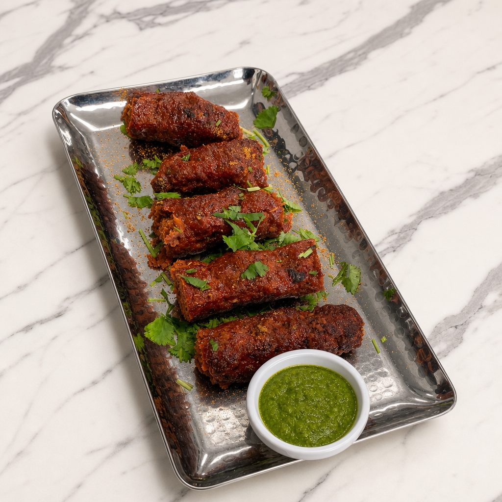 Lamb Seekh Kabab.