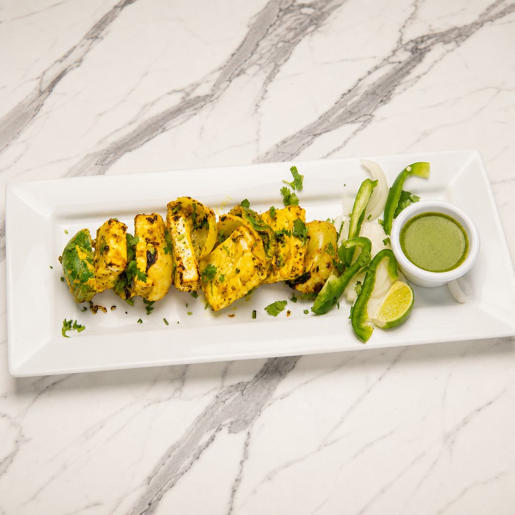 Tandoori Paneer Tikka.