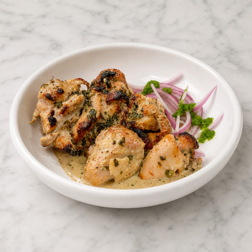 Chicken Malai Kabab.