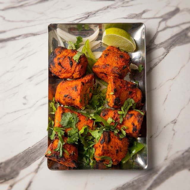 Tandoori Soya Chaap (Vegetarian).