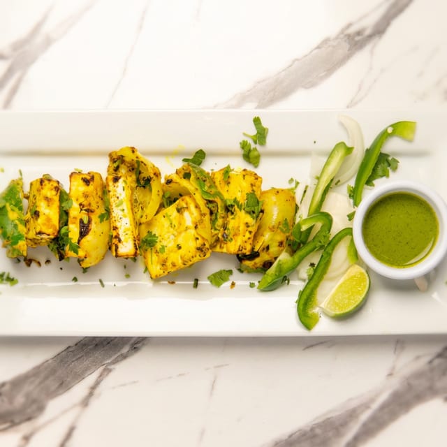 Tandoori Paneer Tikka.
